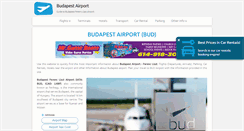 Desktop Screenshot of budapest-airport.com