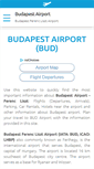 Mobile Screenshot of budapest-airport.com